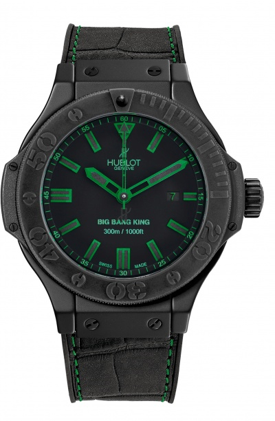 hublot replica King Power 48 mm All Black Green 322.CI.1190.GR.ABG11
